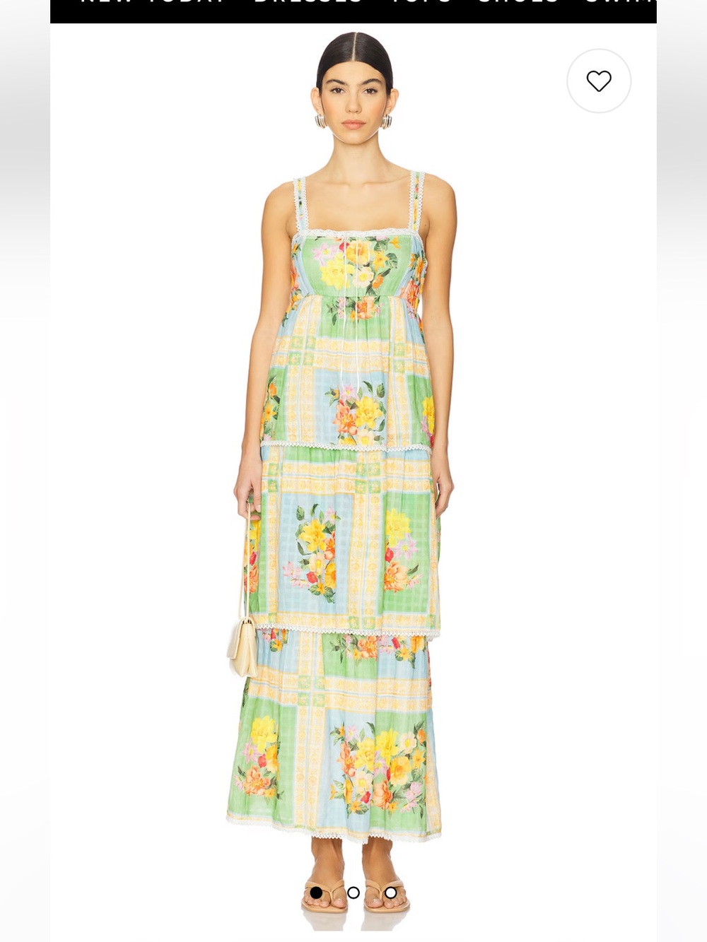 Show Me Your Mumu Peyton Midi Dress Country Bouquet Floral XS - Picture 2 of 6
